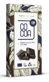 Chocolate negra 75% con sal BIO 50 g CACAO